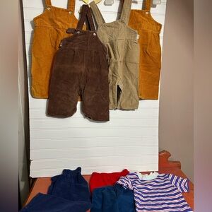 Vintage J C Penney 1970s clothing lot baby/boy/toddler 8 items Toddle Time